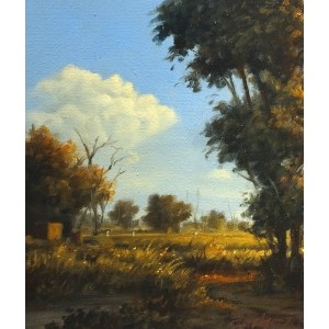 Zulfiqar Ali Zulfi, 10 x 12 Inch, Oil on Canvas, Landscape Painting-AC-ZUZ-086